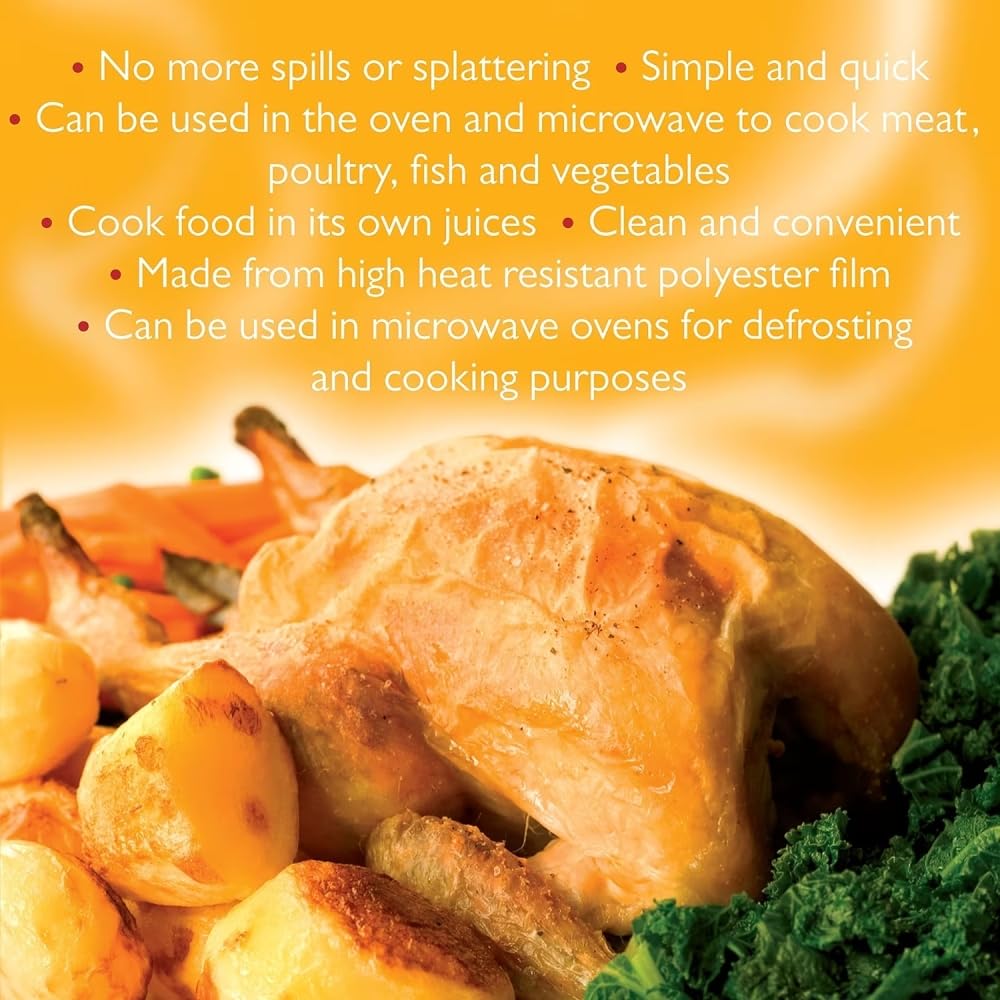 Pack of 72 Roasting Bags 25cm x 38cm