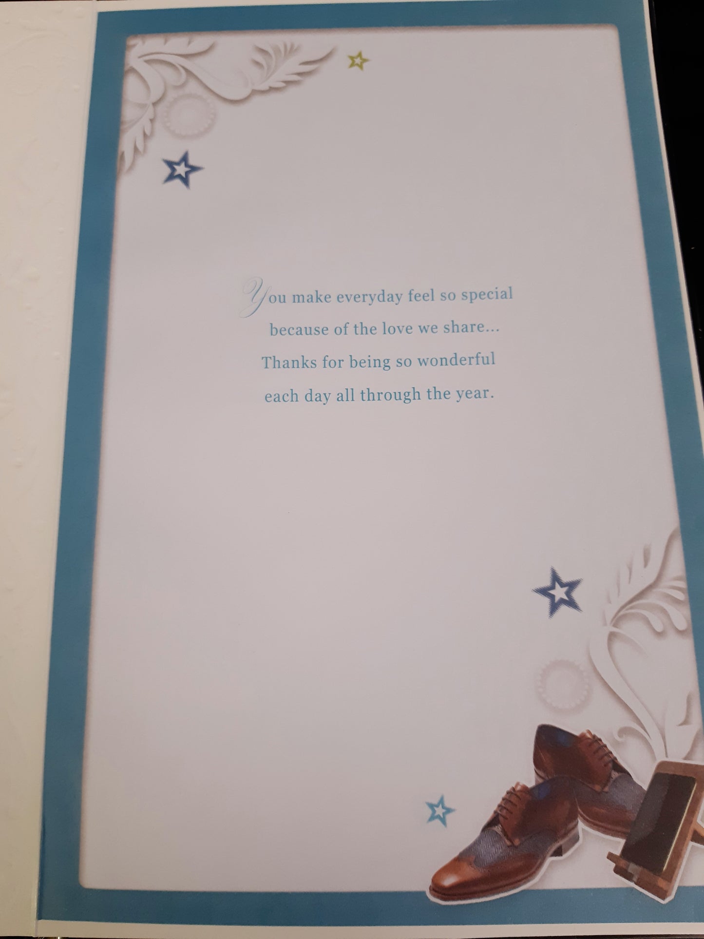 Man In My Life Opacity Birthday Card