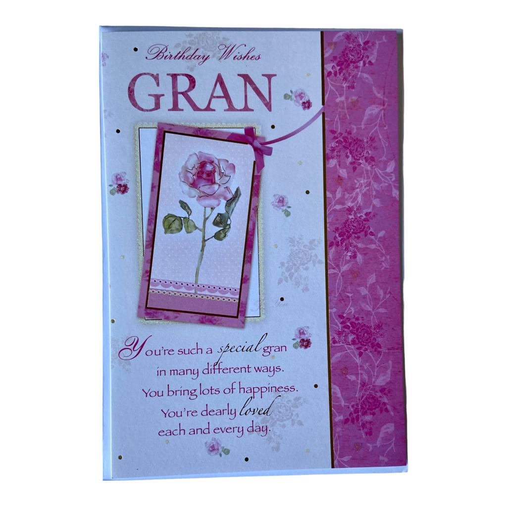 Gran Excellent Sentimental Words Birthday Wishes Card