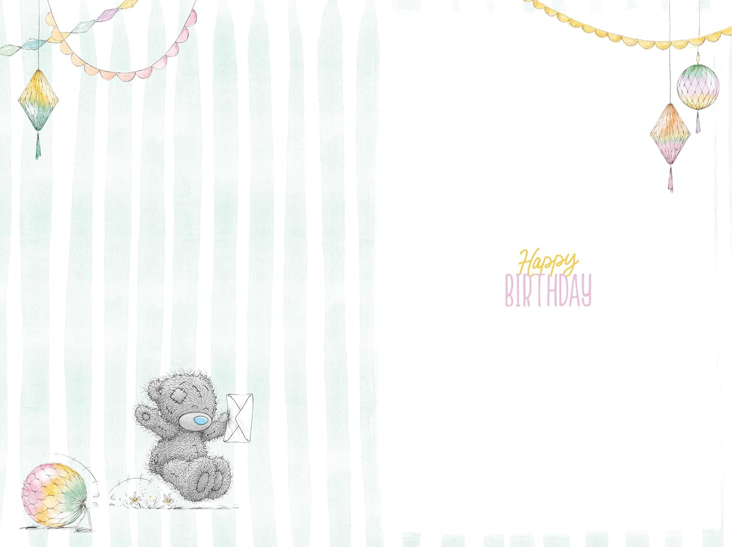 Bear Opening Card 70th Birthday Card