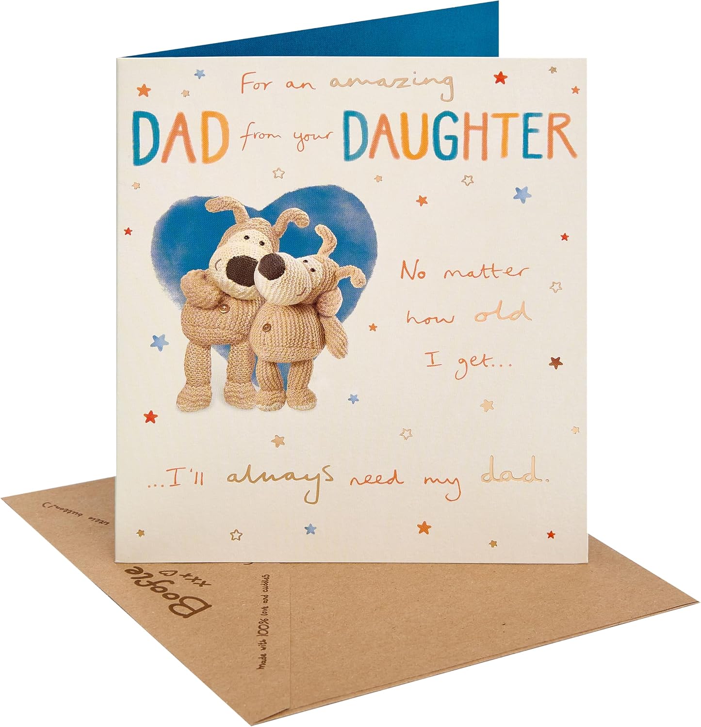 Boofle Design Heartfelt From Daughter Dad Birthday Card