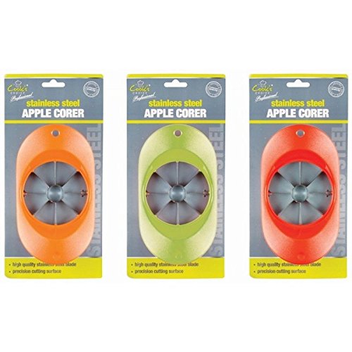 Stainless Steel Apple Corer with Plastic Handle - Cut Cutting Fruit