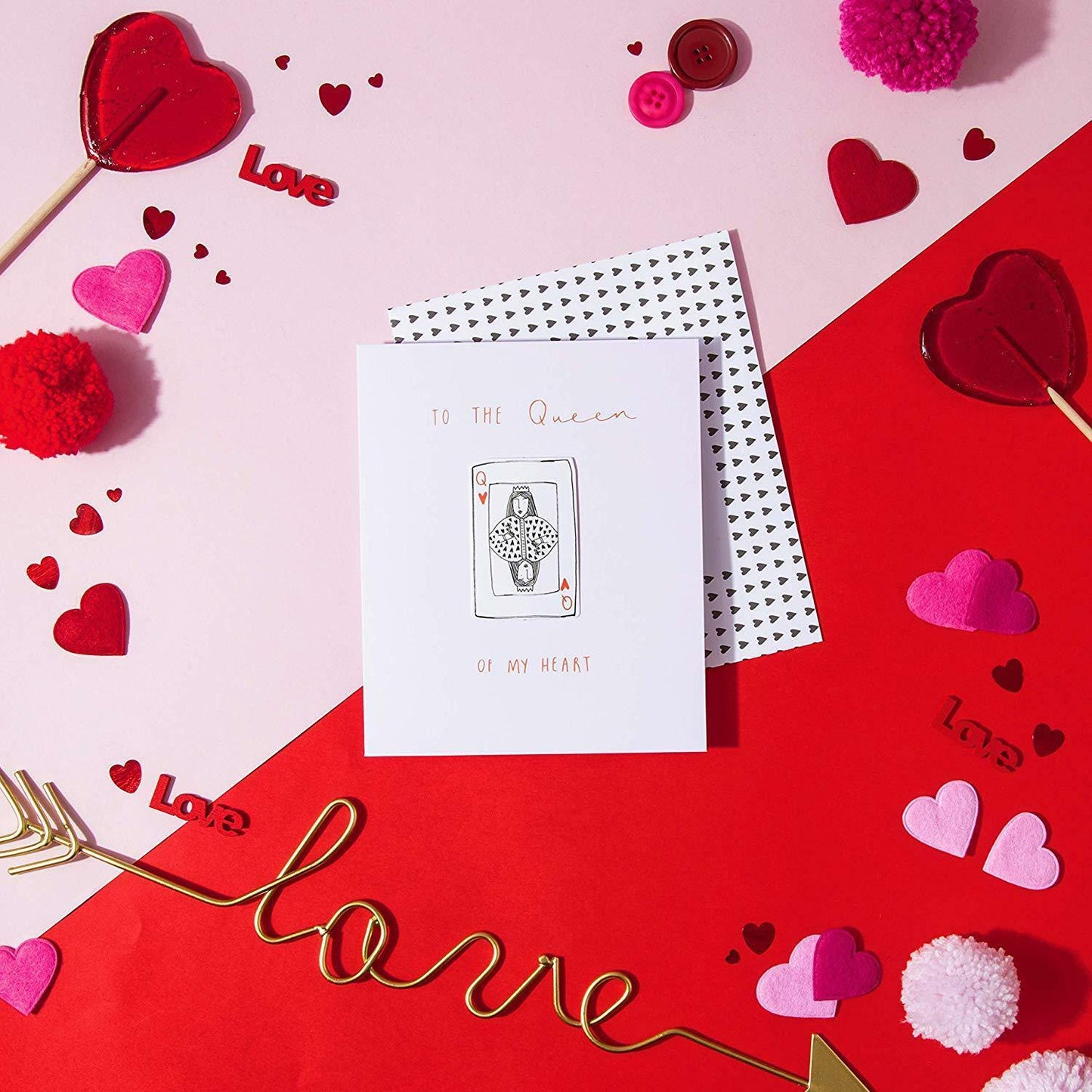 Hallmark Studio Valentine's Day Card 'Queen of My Heart'