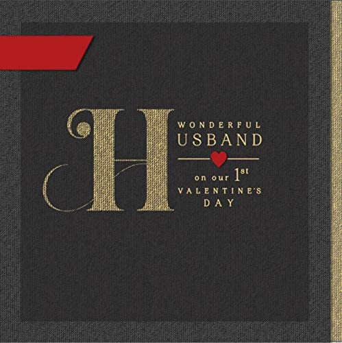 Wonderful Husband Our First Valentine's Day Classic Card