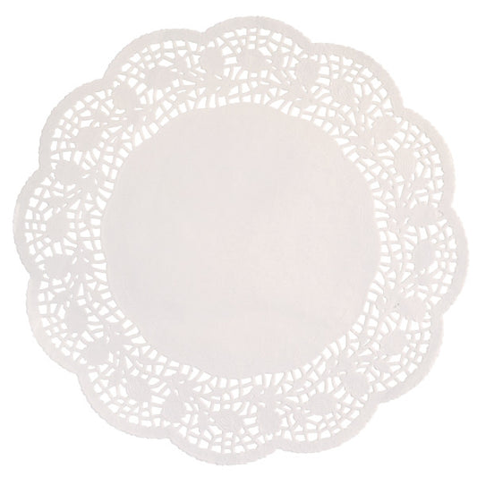 Pack of 12 White 12" Doilies