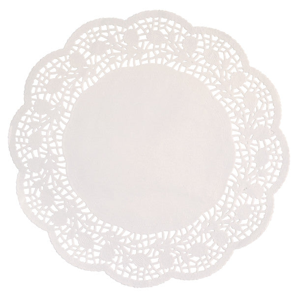 Pack of 12 White 12" Doilies