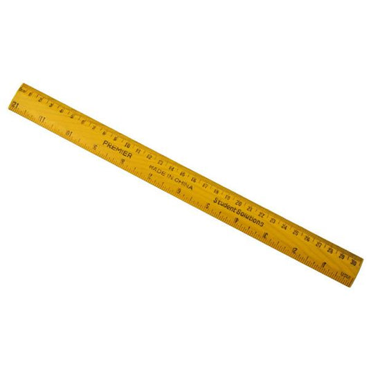 12" Wooden Ruler by Student Solutions