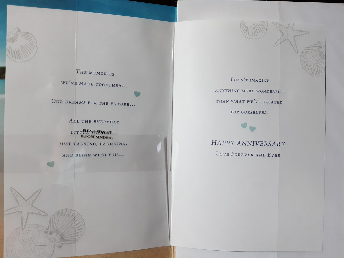 Photographic Couple Glitter, Gem Anniversary Greeting Card For Husband 