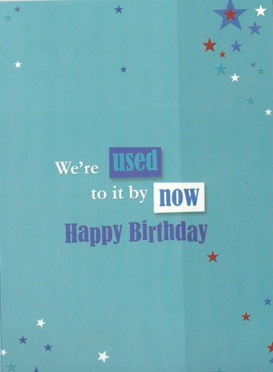 Open Male - Wild & Silly Witty Words Birthday Card