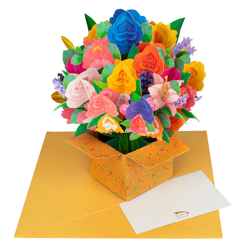 Bloom Box Garden Harmony 3D Pop Up Greeting Card