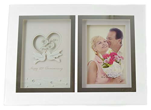 Reflection Sentiment Photo Frame with Verse-25th Anniversary