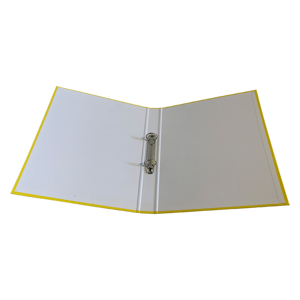 A4 Yellow Paper Over Board Ring Binder by Janrax