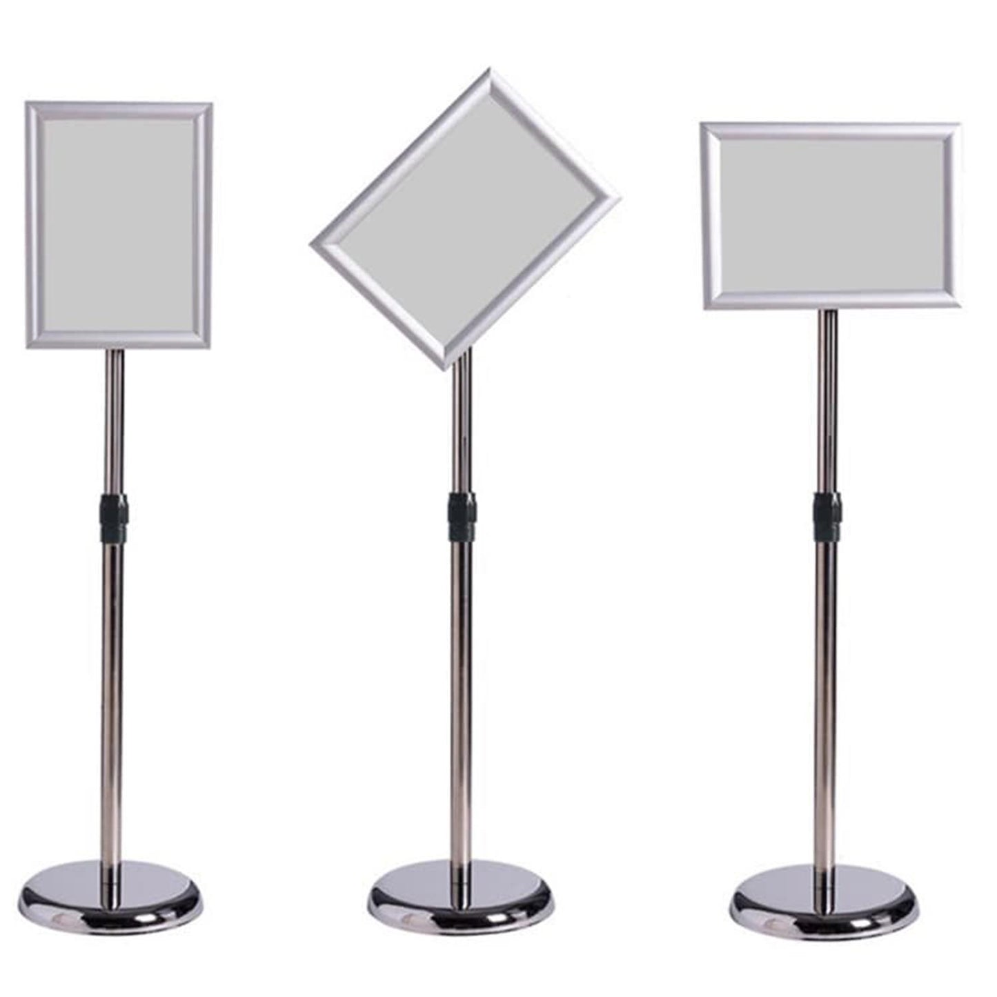 A2 Mobile Aluminum Alloy Poster Stand – Adjustable Height Display