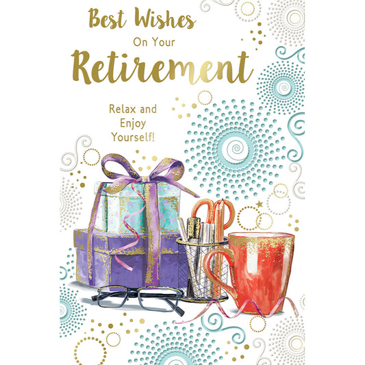 Best Wishes On Your Retirement Relax and Enjoy Yourself Celebrity Style Greeting Card