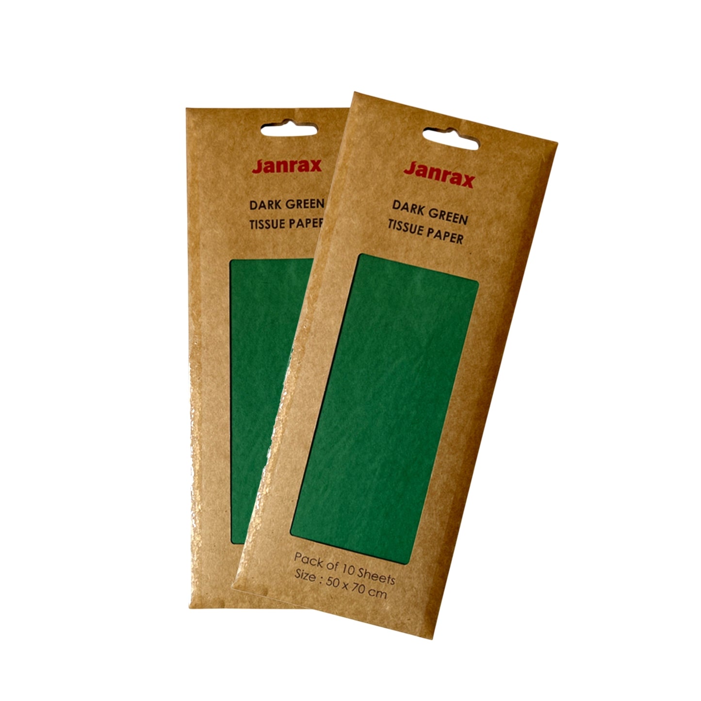 Pack of 800 Dark Green Acid Free 50 x 70cm Tissue Paper Sheets