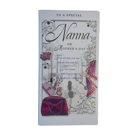 To Special Nanna Women's Accessories Design Mother's Day Card