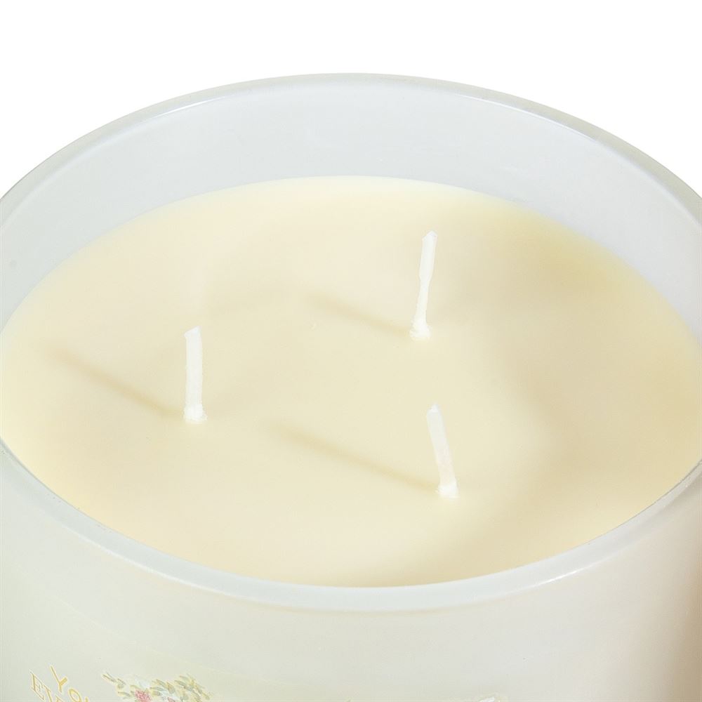 Me to You Tatty Teddy Scented Three Wick Candle with 'Sparkle and Shine' Caption Official Collection