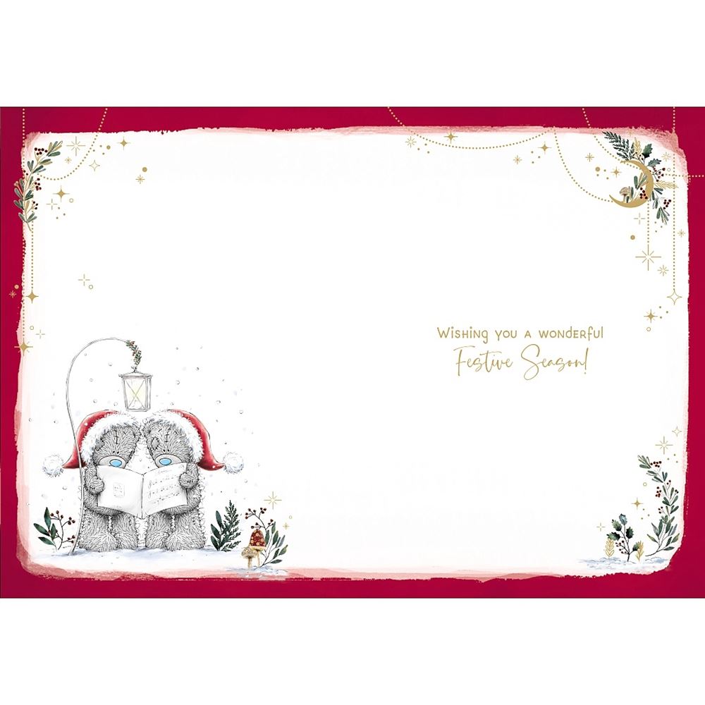 Bears And Gingerbread Man Special Neighbours Christmas Card