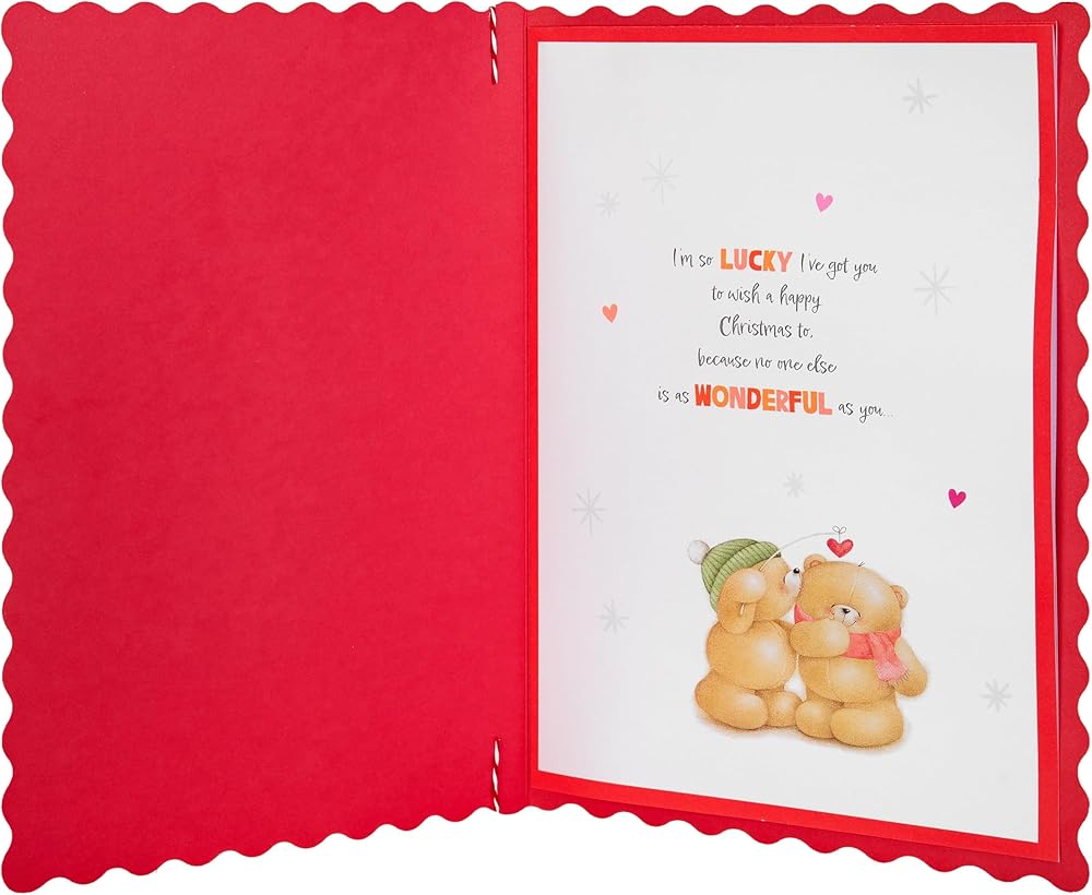 Forever Friends Sweet Festive Design Luxury Boxed Someone Special Christmas Card