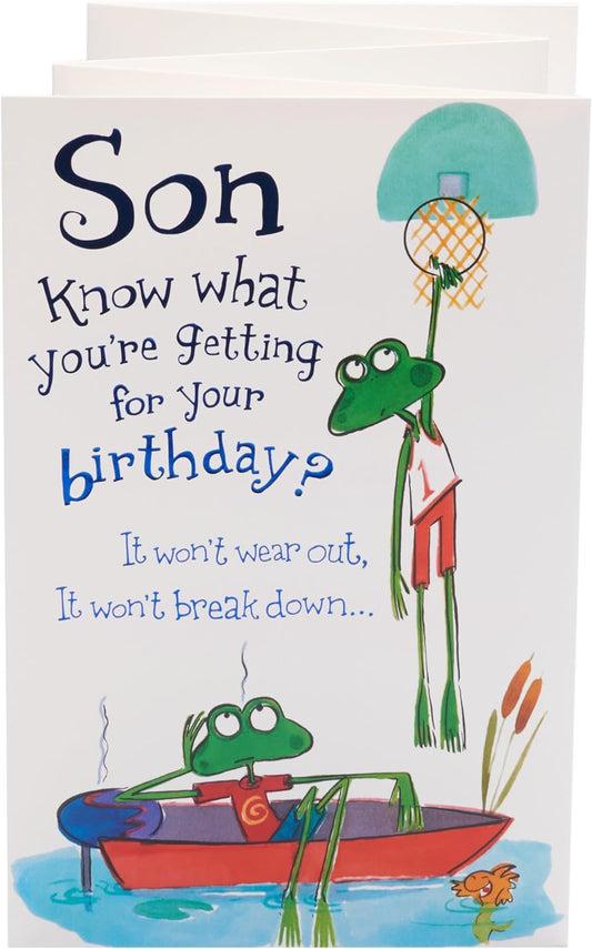 Fun Fold Out Design Son Birthday Card