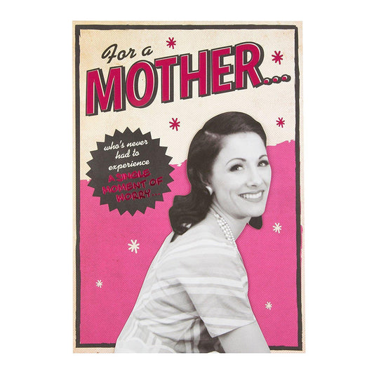 'Moment Of Worry' Humour Funny Mother's Day Card
