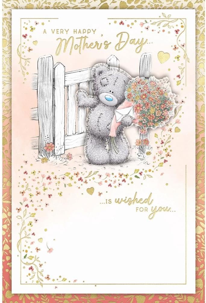Bear At Gate Mother's Day Card