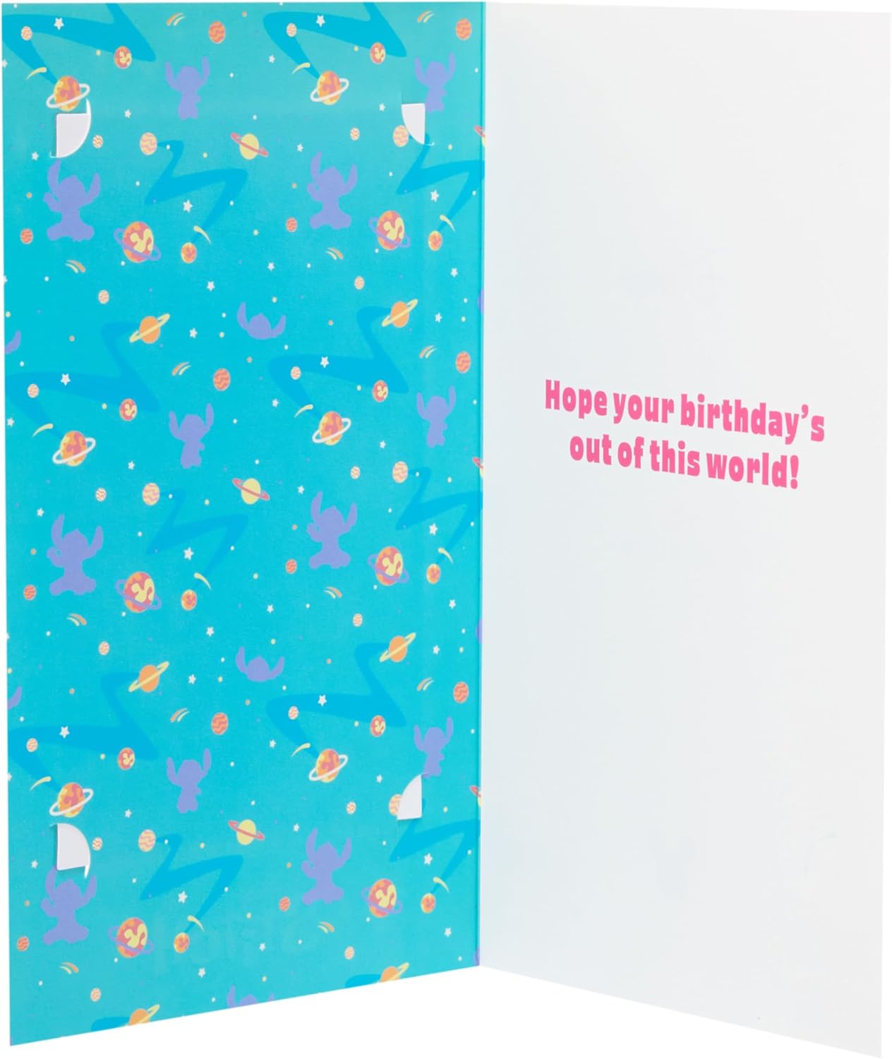 Disney Lilo and Stitch 3D Keepsake Birthday Card