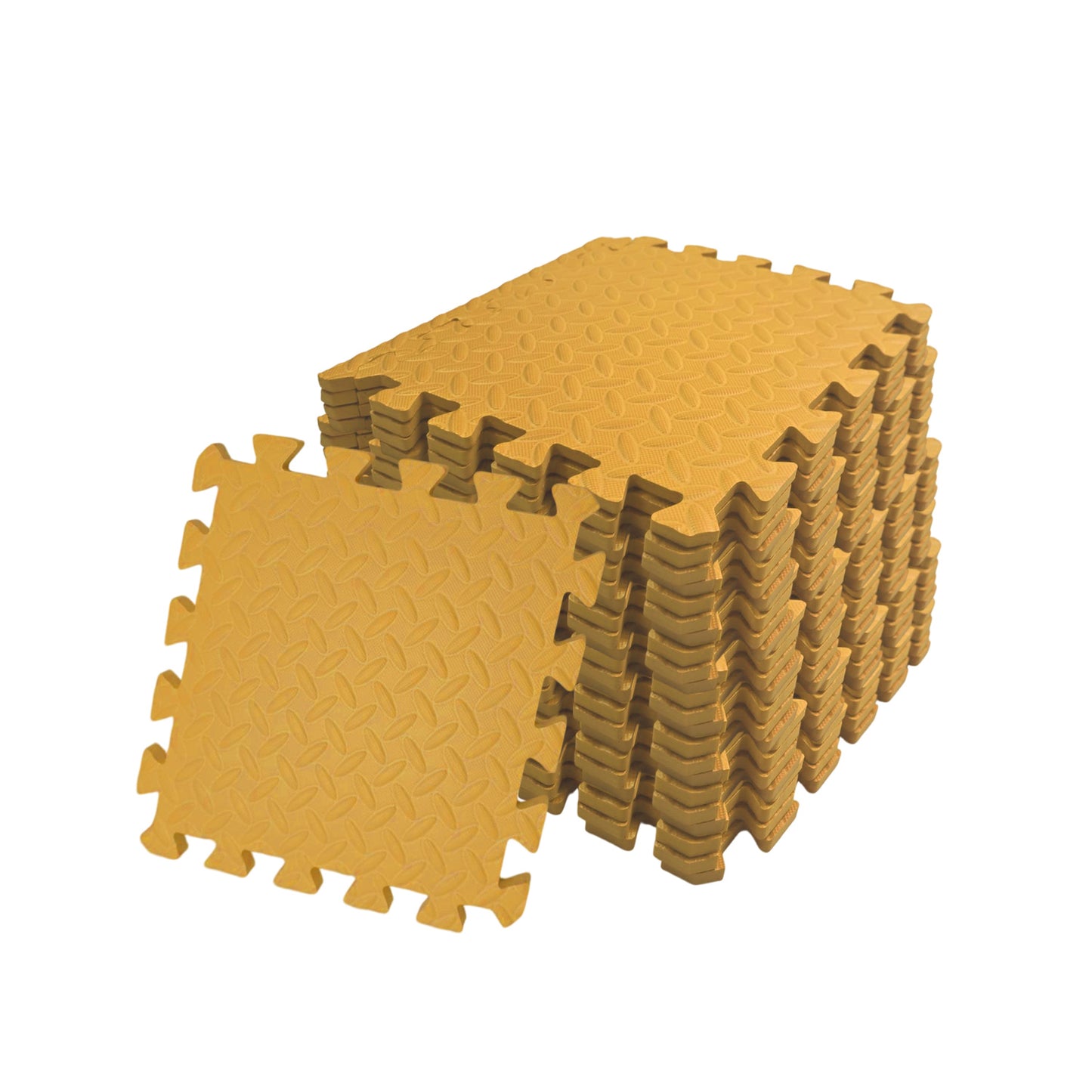 Pack of 80 30x30cm Light Orange Coloured 1cm Thick EVA Foam Mats