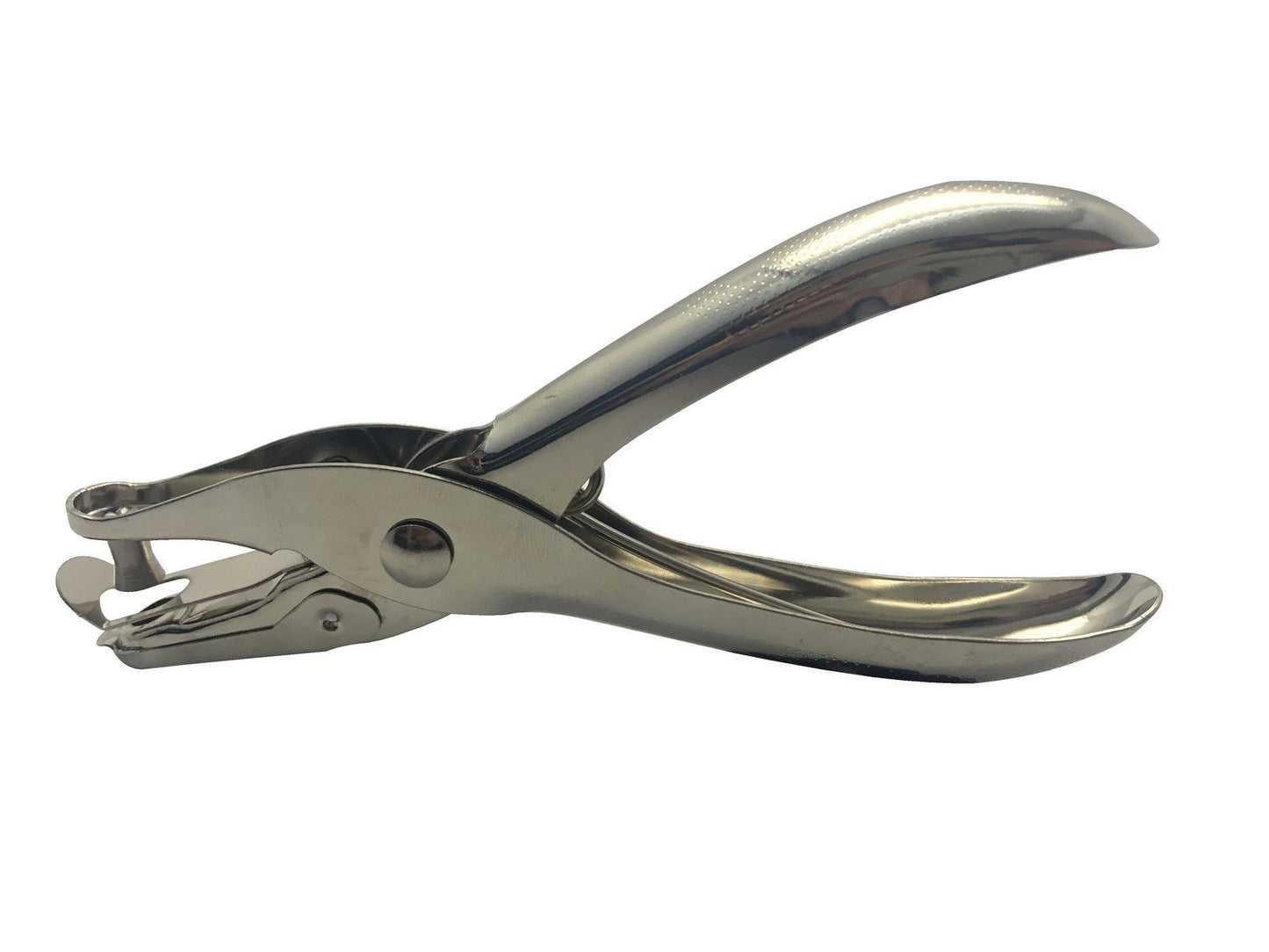 Pack of 6 Single One Hole Punch - Metal Hand Held Paper Puncher