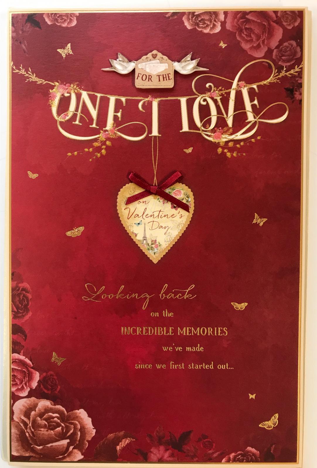 For the One I Love Valentine's Day Lovely Verse Card