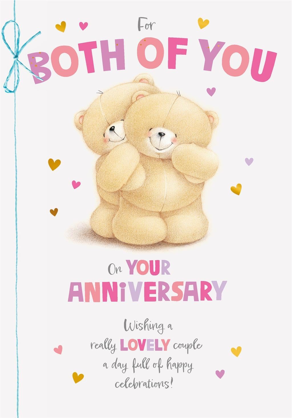 Forever Friends for Couples Anniversary Congratulations Card