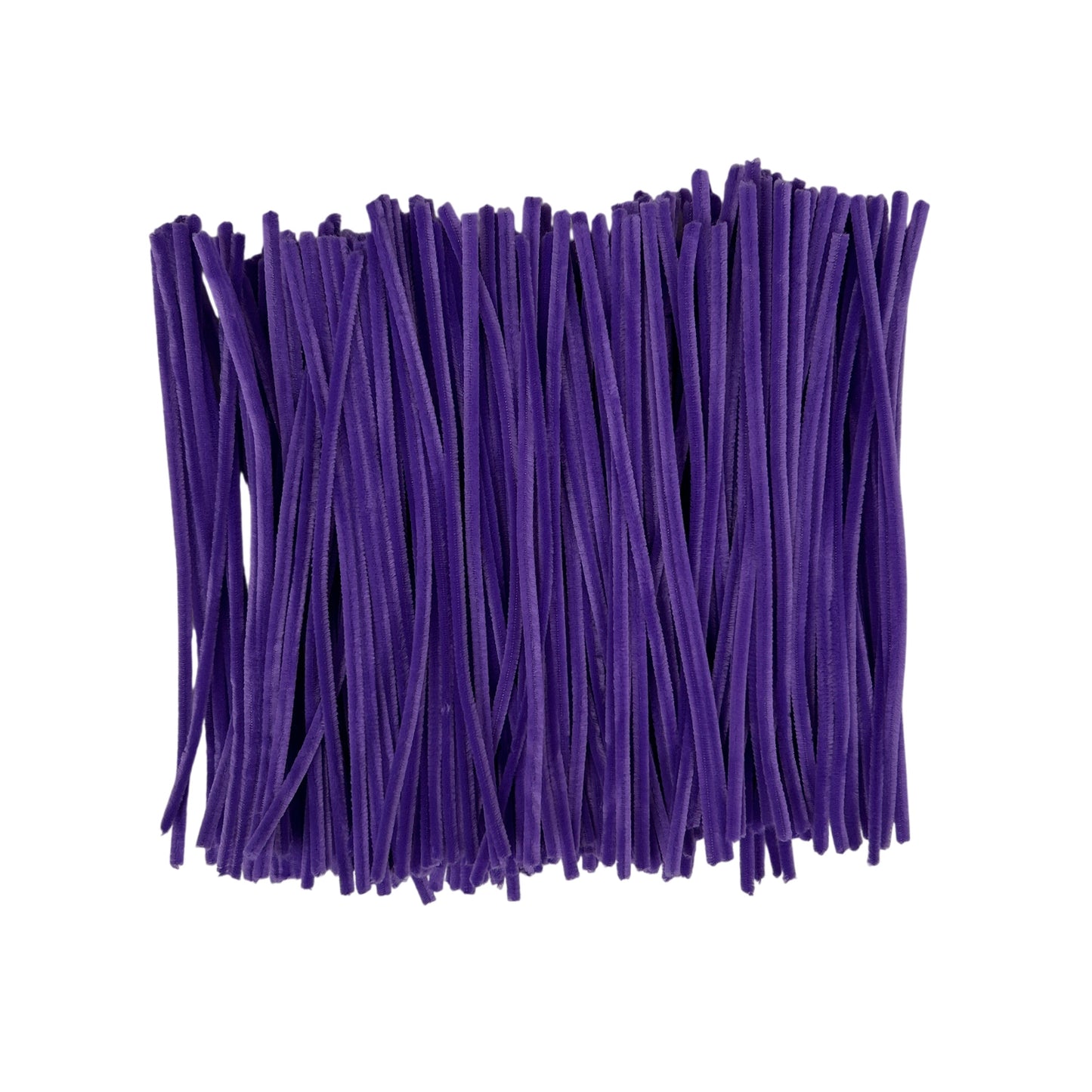 Pack of 250 Purple Coloured Pipe Cleaners 30cm x 6mm Craft Chenille Stems