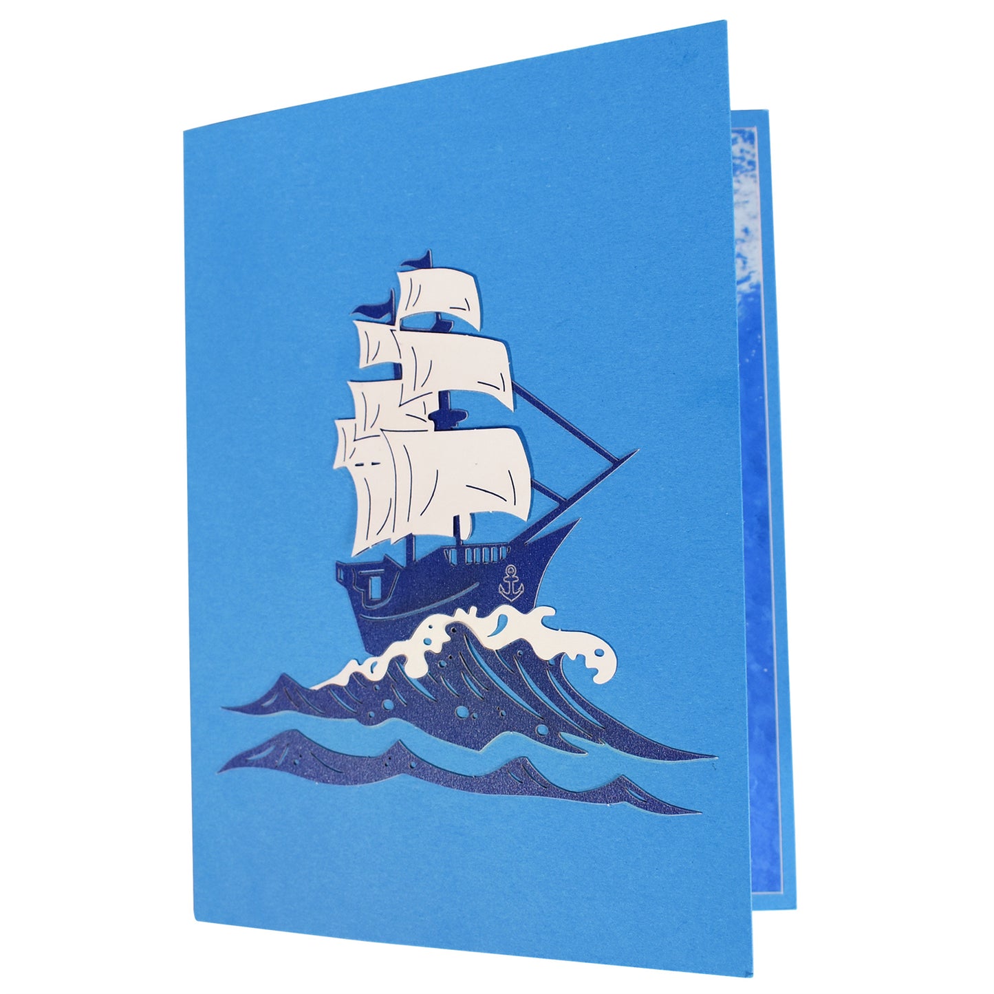 Windward Wonder Sailboat Pop Up Greeting Card