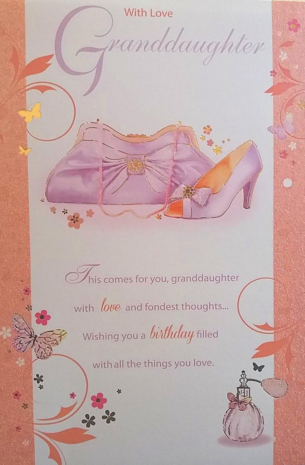 Granddaughter Birthday Sentimental Verse Greeting Card