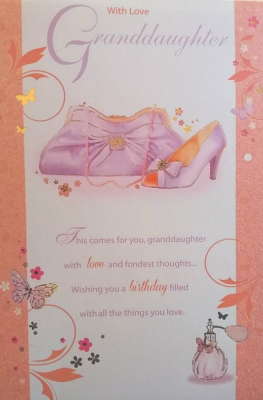 Granddaughter Birthday Sentimental Verse Greeting Card