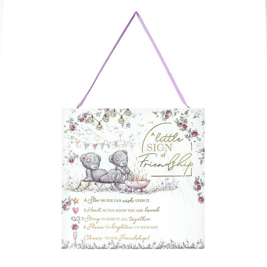 Me to You Tatty Teddy 'Little Sign' Friendship Plaque Official Signature Collection