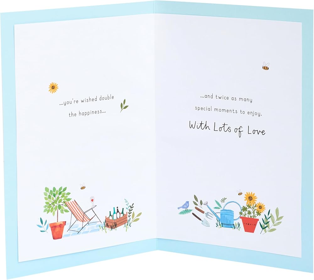 Garden Items Design for Dad & Grandad Father's Day Card