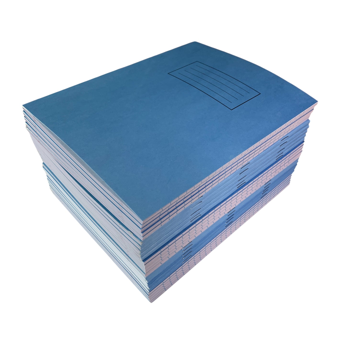 Janrax 9x7" Blue 80 Pages Feint and Ruled Exercise Book