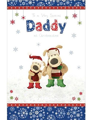 To A Very Special Daddy Cute Boofles Christmas Card 