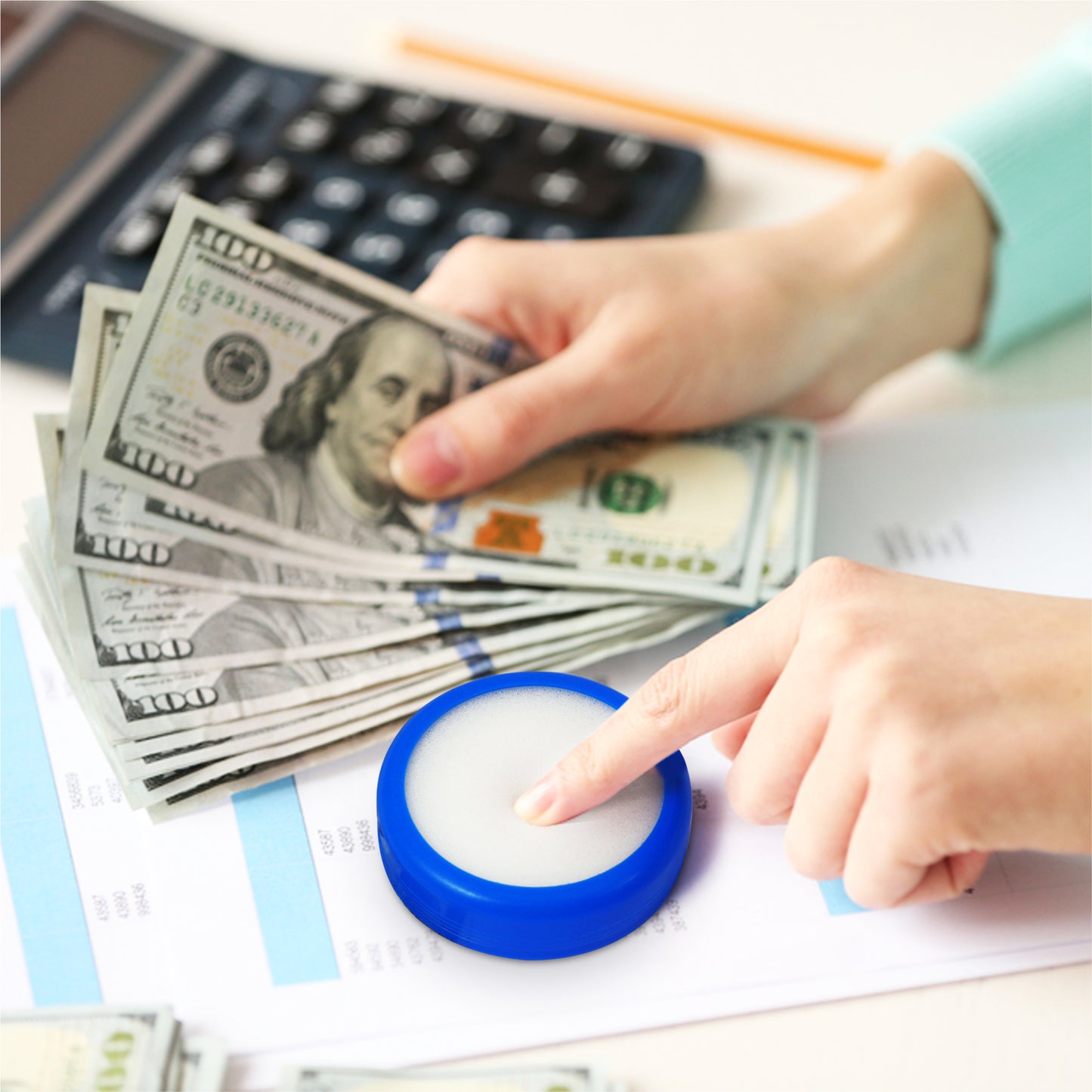 Pack of 3 Assorted Coloured Sponge Dampeners