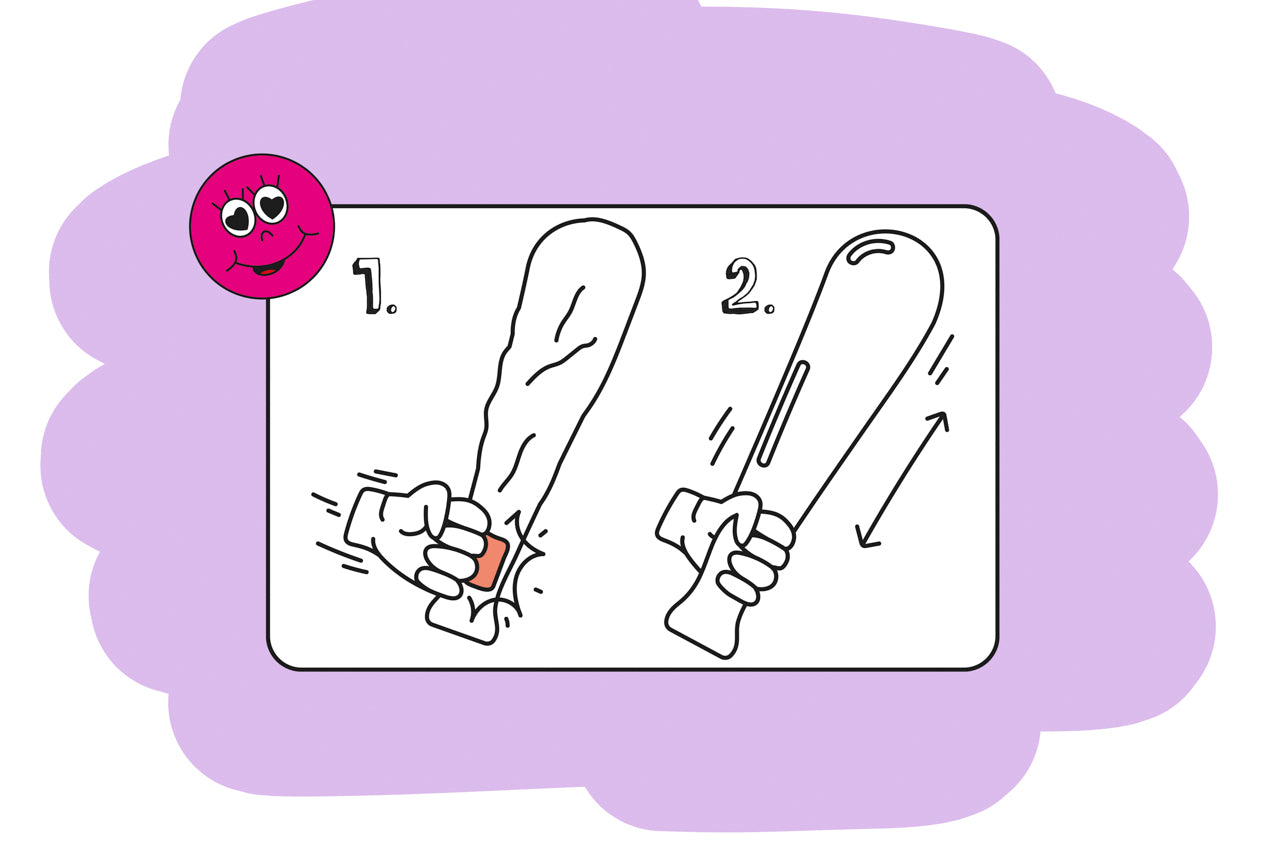 Pack of 48 Motion Face Print Self-Inflating Bats