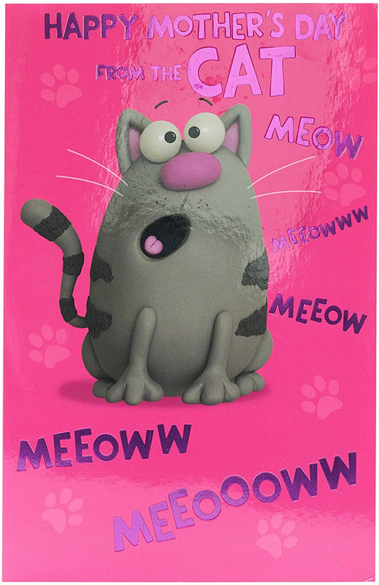 Happy Mother's Day From The CAT, Greeting Card