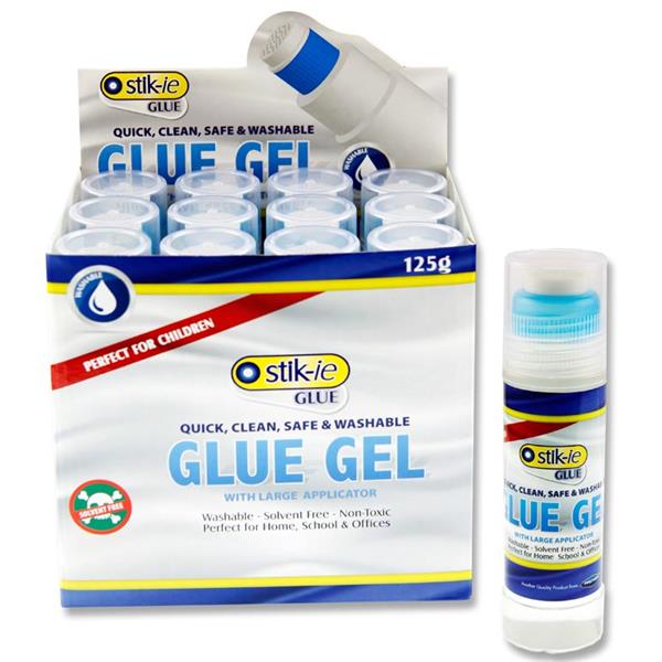 125g Clear Liquid Glue Gel by Stik-ie 
