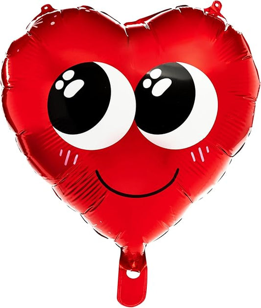 Smiley Heart Design Love You Presents Valentine's Day Balloon