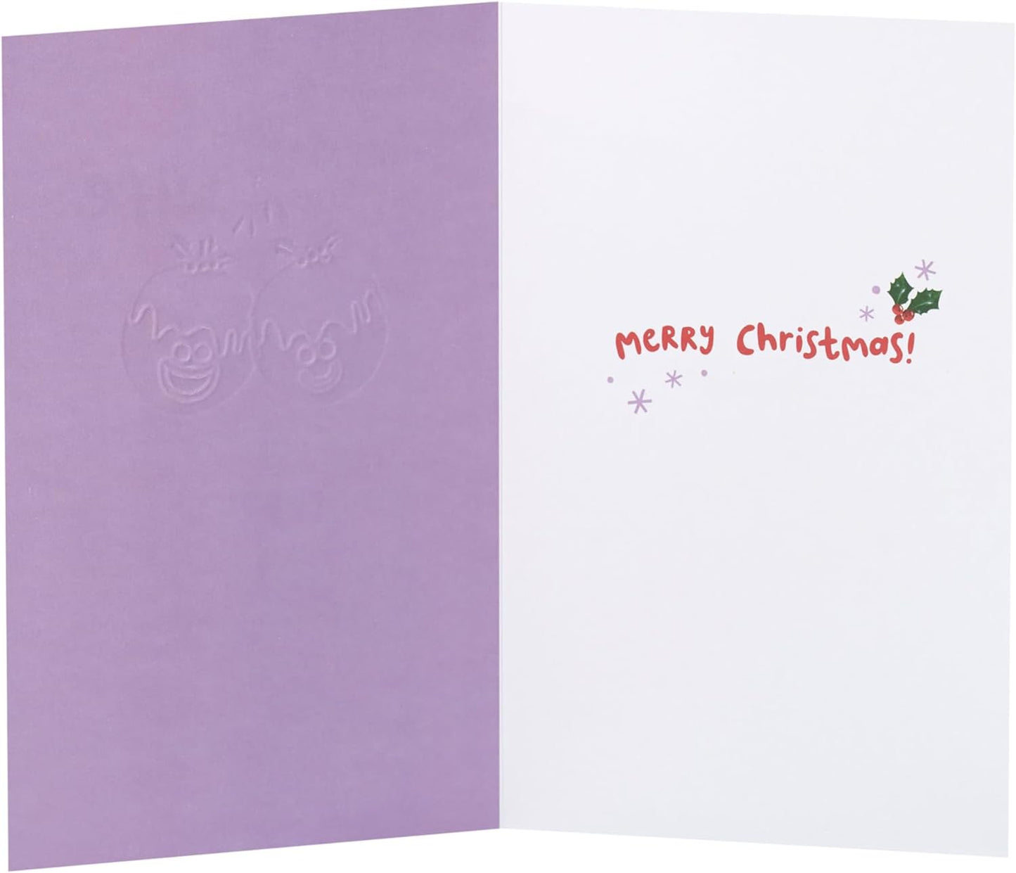 Wife Christmas Card Fun Puddings Design 