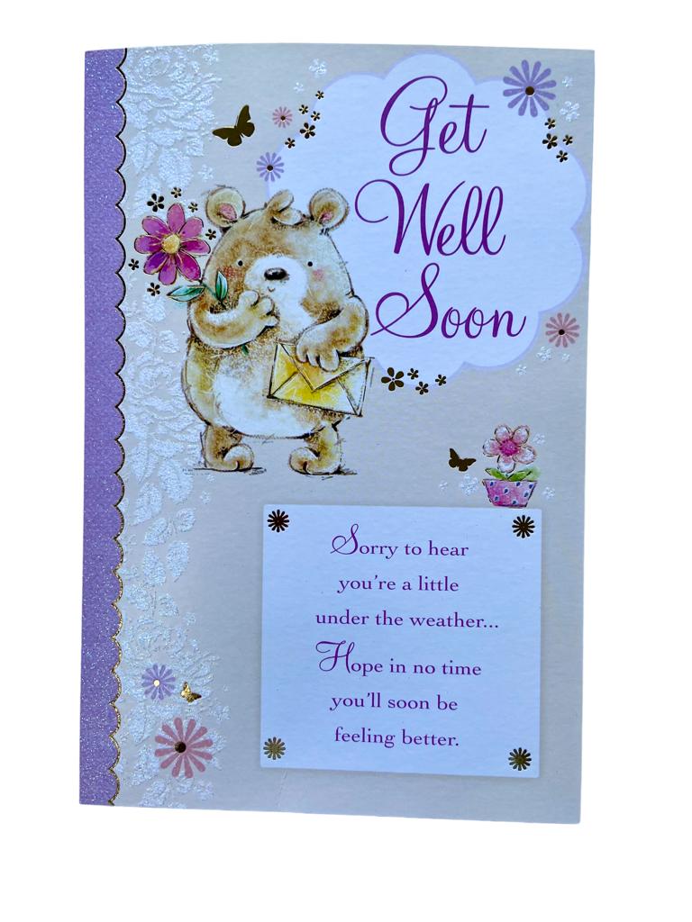 Get Well Soon Sentimental Verse Card