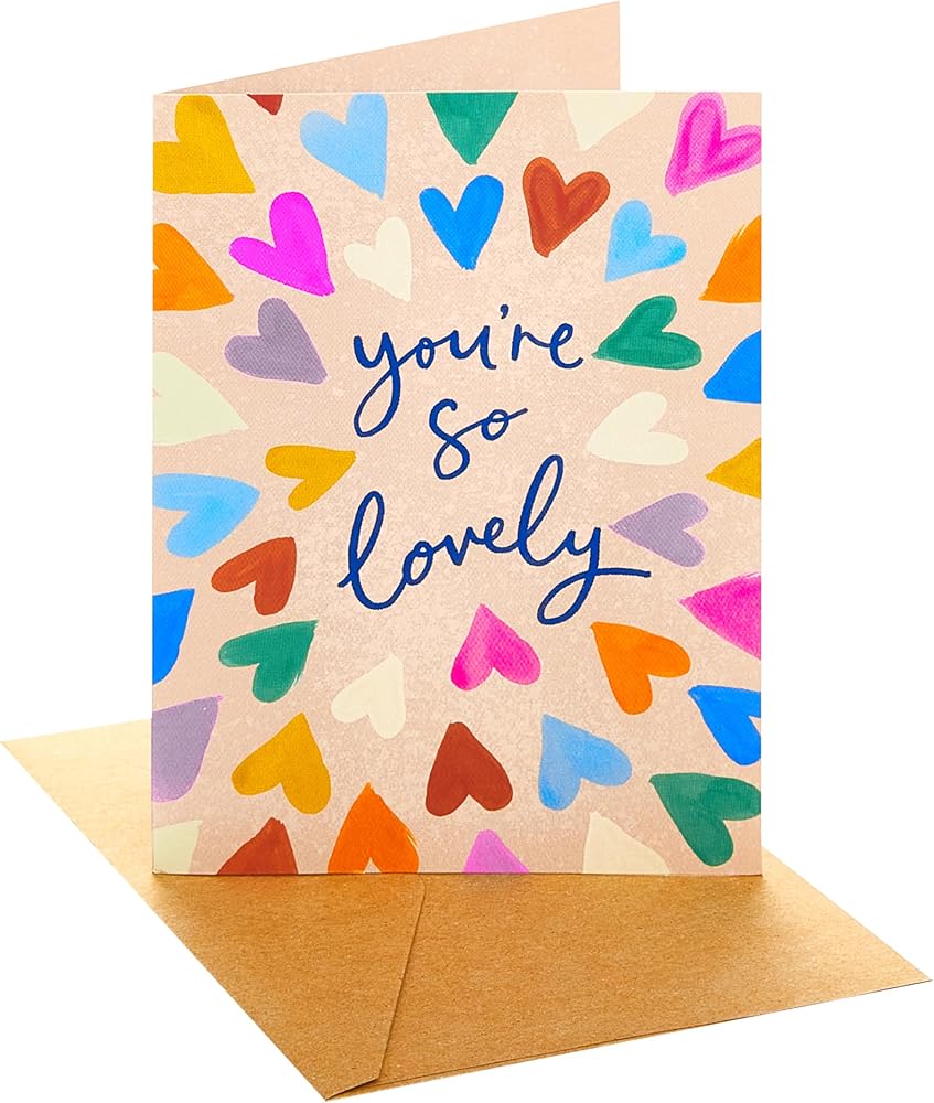 Hearts Design Blank Greeting Card for All Occasions