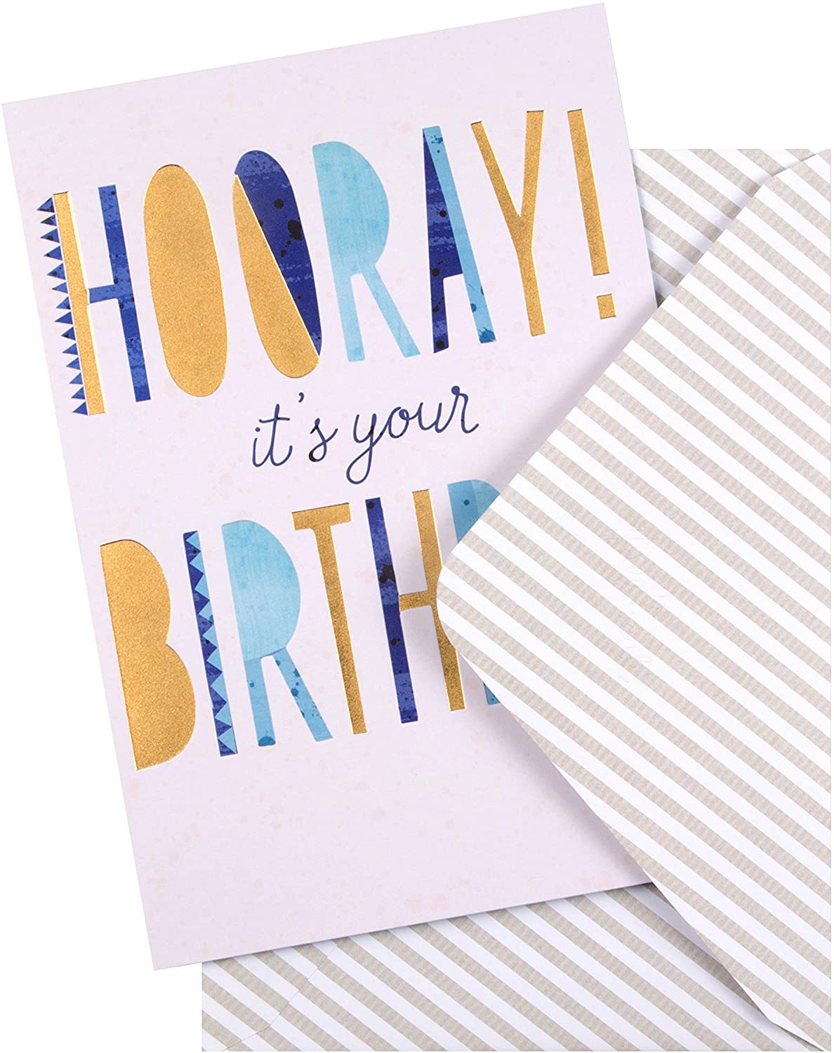 For Male Funny Textured Design Birthday Card