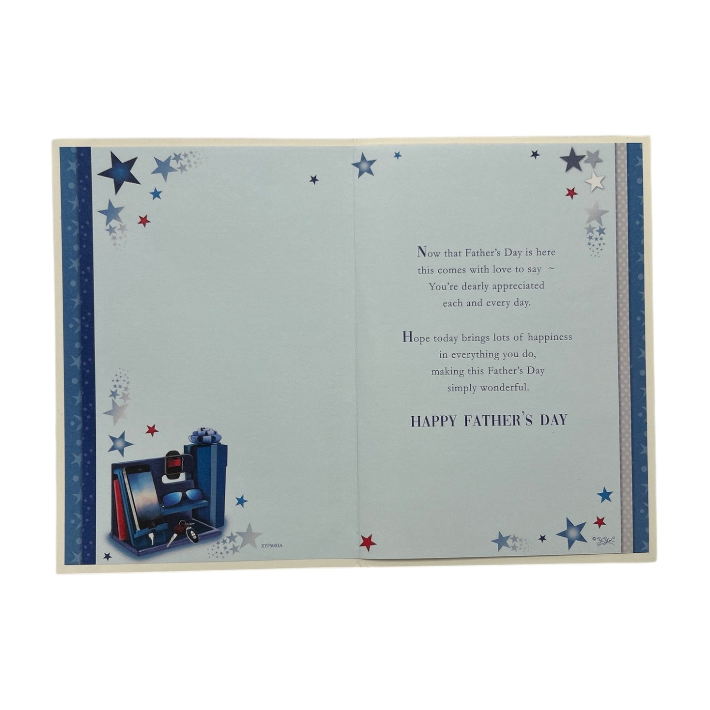 Men's Accessories Design Open Father's Day Card