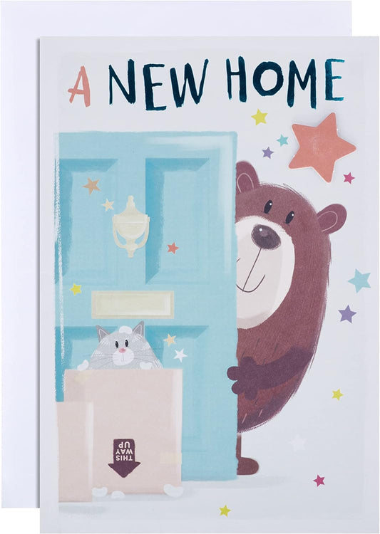 Cute 'All About Gus' Design New Home Card